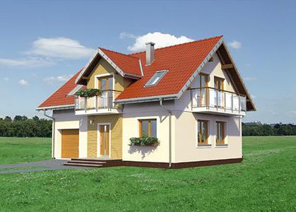 Фасад дома HHD-5794-25 Фасад дома HHD-5794-25