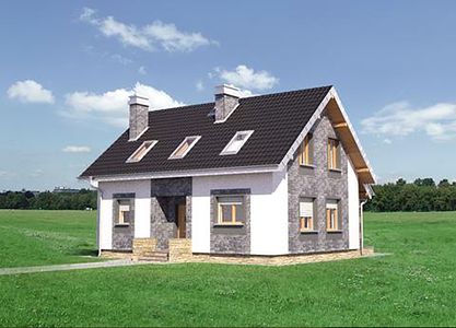 Фасад дома BKK-5786-54 Фасад дома BKK-5786-54