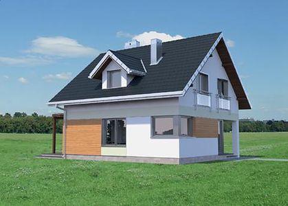 Фасад дома DBK-4459-67 Фасад дома DBK-4459-67